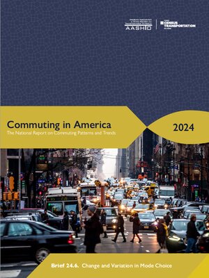 cover image of Commuting in America_Change and Variation in Mode Choice